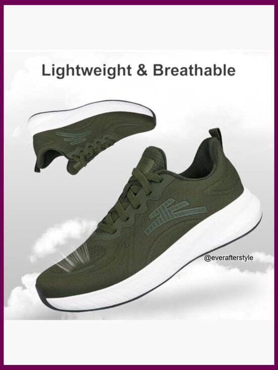 Breathable Mesh Running Shoes Anti-Slip Lightweight Athletic Sneakers for Men main image 6